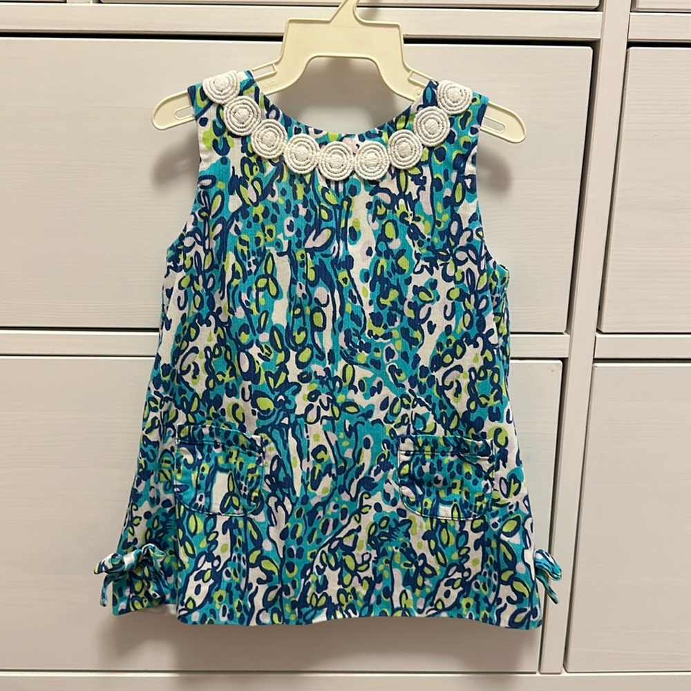 Lilly Pulitzer Baby Dress w/ Matching Bloomers - Giraffe Print